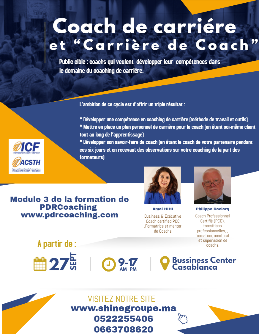  “Coach de Carrière” et  “Carrière de Coach”